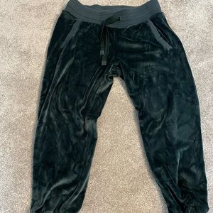 Athleta teal cozy karma jogger velour sweatpants medium petite